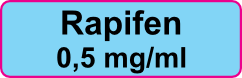 Rapifen 0,5 mg/ml
