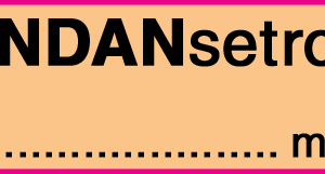 ONDANsetron mg/ml