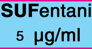 SUFentanil 5 µg/ml