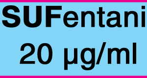 SUFentanil 20 µg/ml