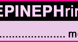 EPINEPHrin mg/ml