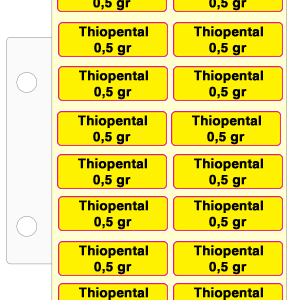 Thiopental 0,5 gr