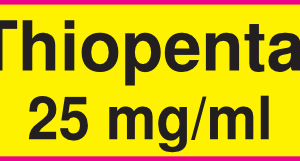 Thiopental 25 mg/ml