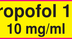 Propofol 1 % 10 mg/ml