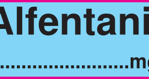 Alfentanil mg/ml