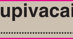 Bupivacain %