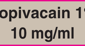 Ropivacain 1 % 10 mg/ml