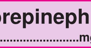 Norepinephrin mg/ml