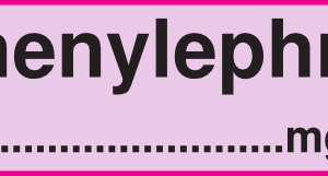 Phenylephrin mg/ml