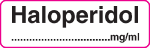 Haloperidol mg/ml