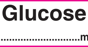 Glucose mg/ml