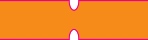 unbedruckt, orange