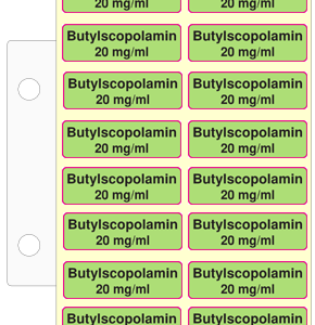 Butylscopolamin 20 mg/ml