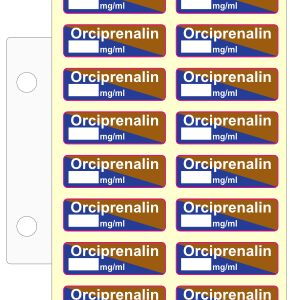 Orciprenalin mg/ml