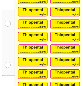 Thiopental mg/ml
