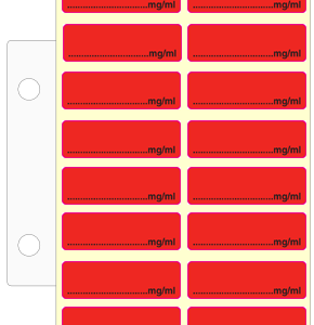 Unbedruckt, rot