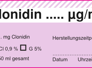 Clonidin µg/ml