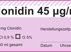 Clonidin 45 µg/ml
