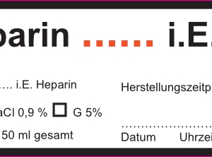 Heparin i.E./ml