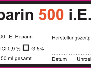Heparin 500 i.E./ml