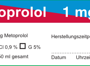 Metoprolol 1 mg/ml