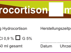 Hydrocortison mg/ml