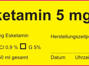 Esketamin 5 mg/ml