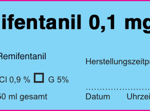 Remifentanil 0,1 mg/ml