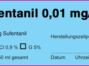 Sufentanil 0,01 mg/ml