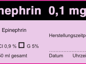 Epinephrin  0,1 mg/ml