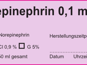 Norepinephrin 0,1 mg/ml