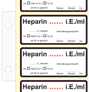 Heparin i.E. / ml