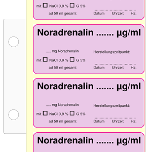 Noradrenalin µg/ml